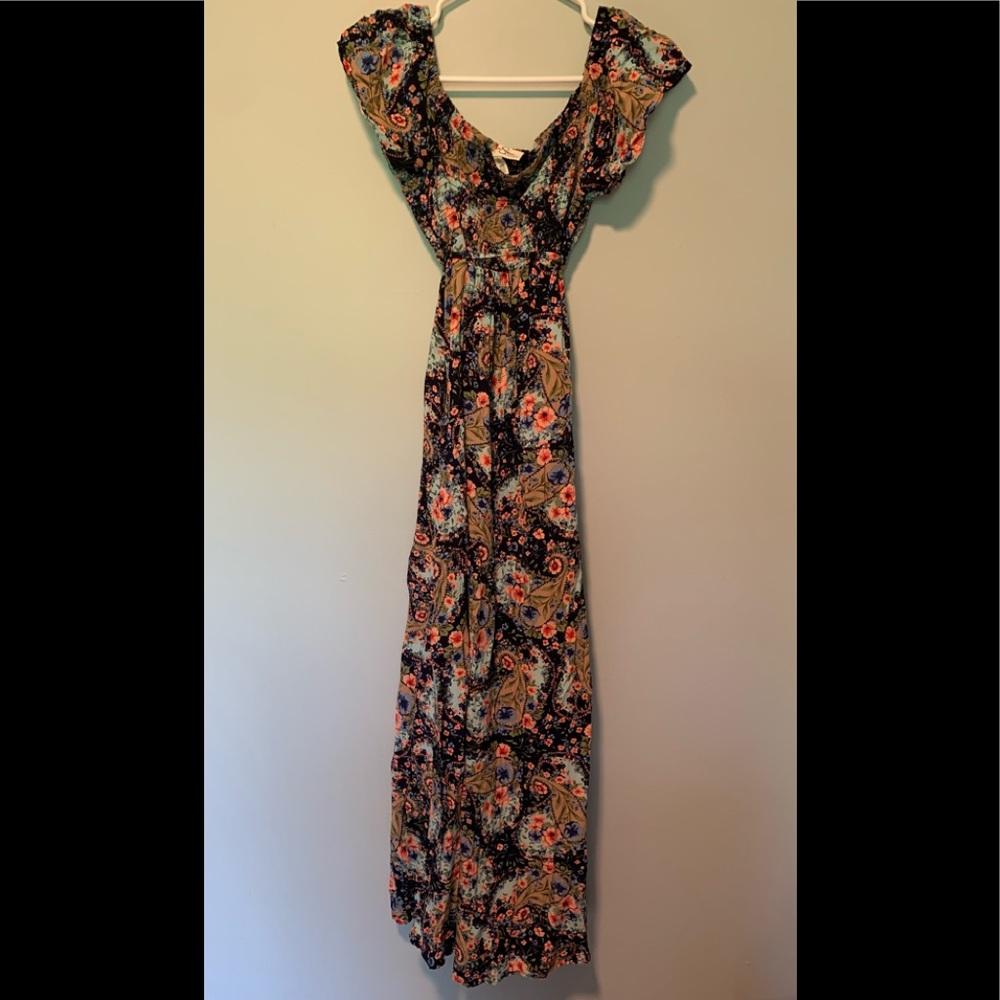 Jessica Simpson Floral Maternity Dress Sz S/P